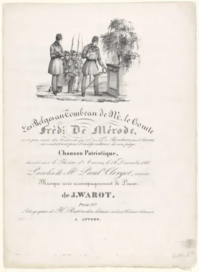 Lied ter ere van Frédéric de Merode, 1830