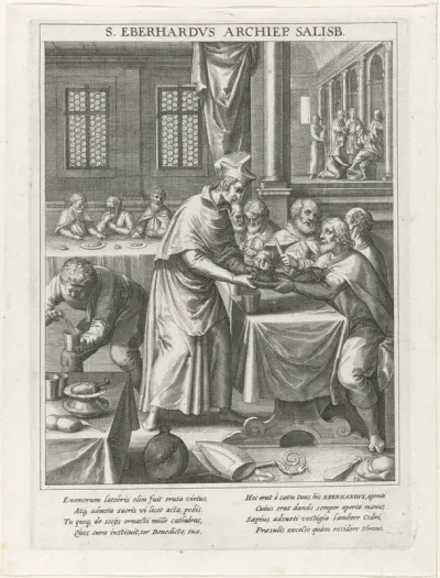 Liefdadigheid van de Heilige Everardus van Salzburg