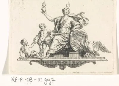 Liefde met het wapenschild van de aartsbisschop van Parijs