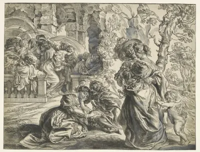 Liefdestuin (rechter blad)