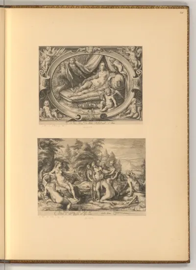 Liegende Venus; Diana und Callisto