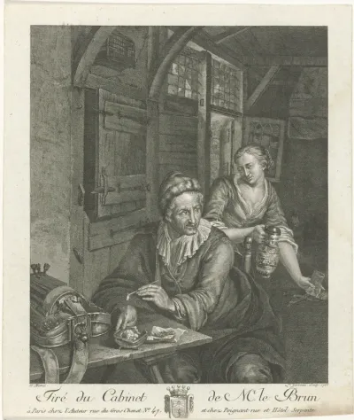 Lierdraaier in een herberg