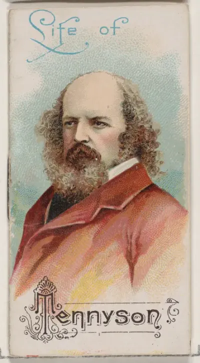 Life of Alfred Tennyson, from the Histories of Poor Boys and Famous People series of booklets (N79) for Duke brand cigarettes