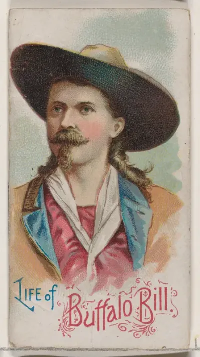 Life of Buffalo Bill, from the Histories of Poor Boys and Famous People series of booklets (N79) for Duke brand cigarettes