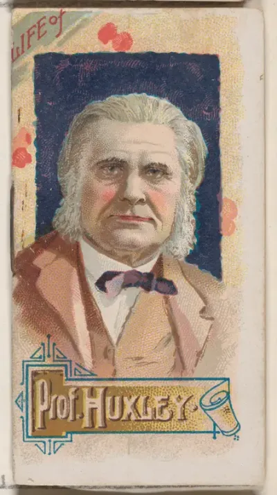 Life of Professor Thomas Henry Huxley, , from the Histories of Poor Boys and Famous People series of booklets (N79) for Duke brand cigarettes