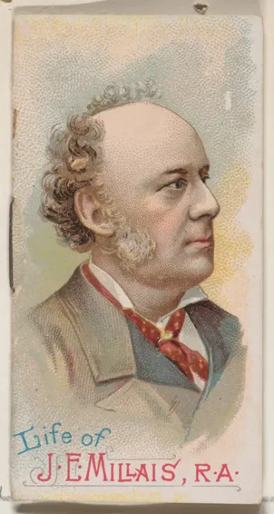 Life of Sir John Everett Millais, R.A., from the Histories of Poor Boys and Famous People series of booklets (N79) for Duke brand cigarettes