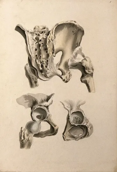 Ligaments of hip-bone and femur (thigh-bone)