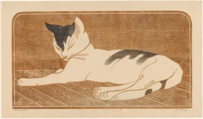 Liggende kat