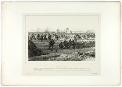 Light infantry ambush, from Souvenirs d’Italie: Expédition de Rome