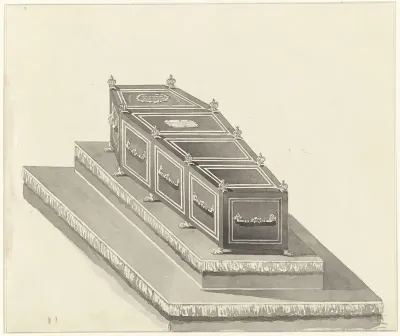 Lijkkist van wijlen koning Willem II, 1849