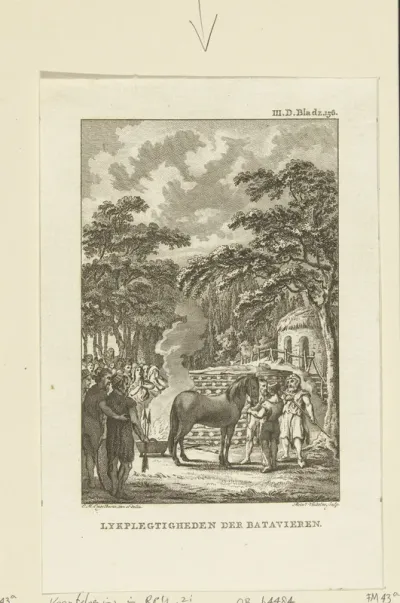 Lijkplechtigheid bij de Bataven