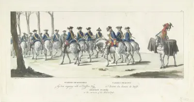 Lijkstatie van Willem IV, 1752, plaat 1