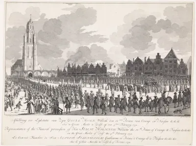 Lijkstatie van Willem IV, 1752, plaat 41