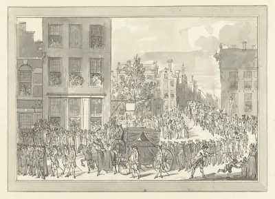 Lijkstatie van Wolter Jan Gerrit baron Bentinck te Amsterdam, 28 Augustus 1781
