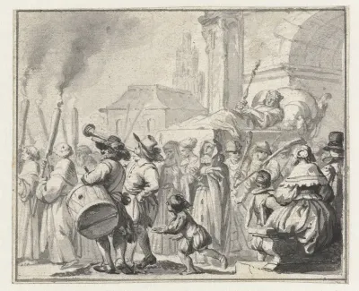 Lijkstoet van een vorst