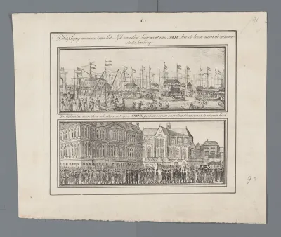 Lijkvaart van Jan van Speyk te Amsterdam, 1832