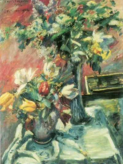 Lilac and tulips