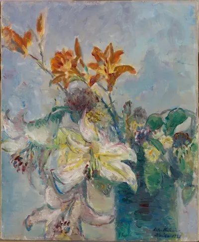Lilies in a Vase