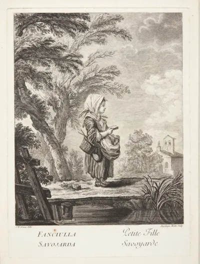 Lille pige fra Savoyen (Petite fille Savoyarde)
