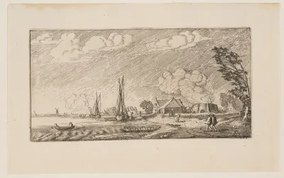 Lime-Kiln in Stormy Weather, from Six Landscapes