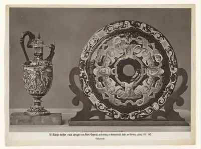 Limoges-servies van Pierre Raymond, achteraanzicht