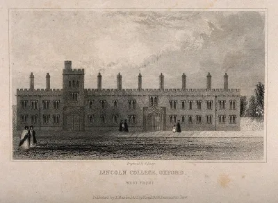 Lincoln College, Oxford: the west facade