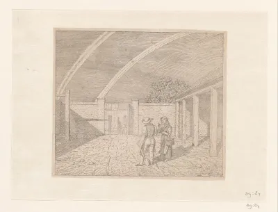 Linear Perspective used in painting art, 1e versie, proefdruk