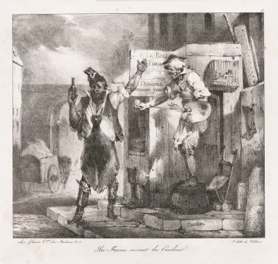 Lithographic Sketches by Charlet: Form before Color