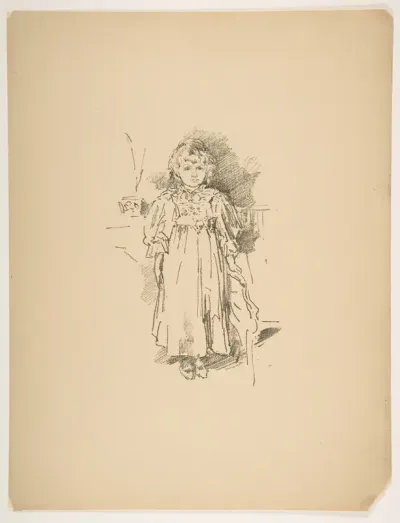 Little Evelyn, from "The Art Journal," opposite p. 88