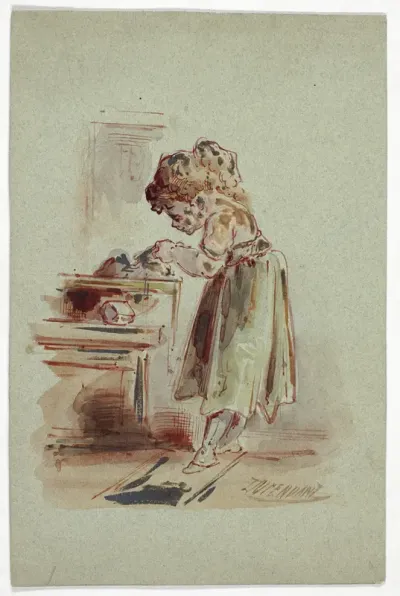 Little Girl Cooking