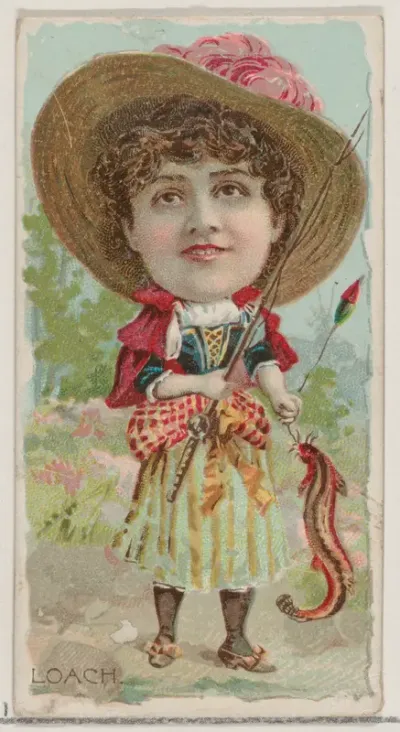 Loach, from the series Fishers and Fish (N74) for Duke brand cigarettes