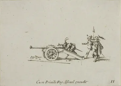 Loading the Canon, plate eleven from The Military Exercises