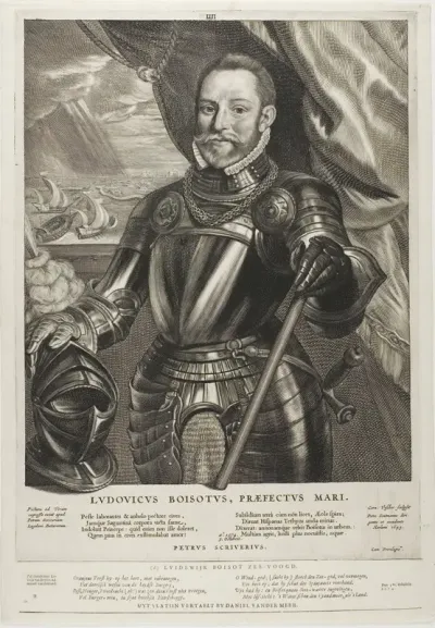 Lodewijk Boisot, Admiral of Zeeland, plate 4 from Quatuor Personae