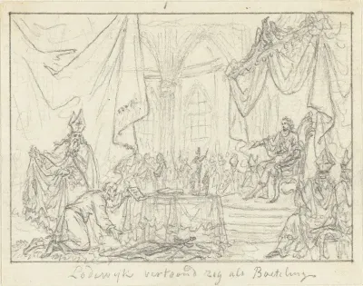 Lodewijk (de Vrome?) als boeteling