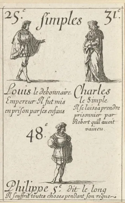 Lodewijk de Vrome, Karel III en Filips V