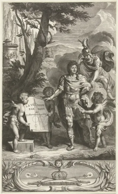 Lodewijk de XIV in Romeins keizerskostuum
