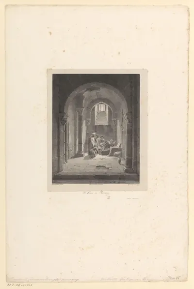 Lodewijk IX van Frankrijk in de gevangenis