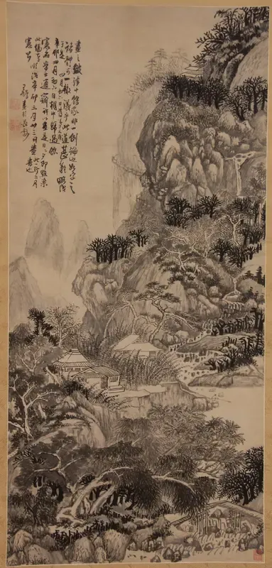 Lofty Recluse in Autumn Mountains