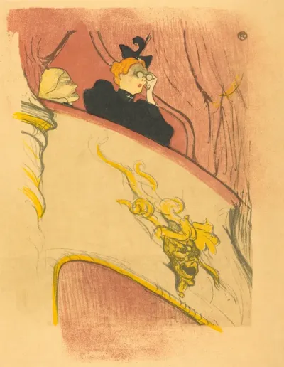 Loge with the Gilt Mask (La loge au mascaron doré)