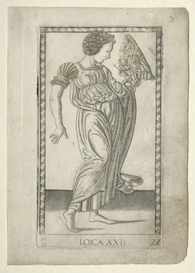 Logic (from the Tarocchi, series C:  Liberal Arts, #22)