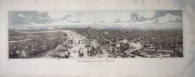 London: aerial view from east to west