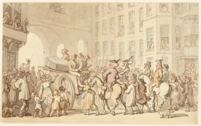 London Scene: Malefactors on Their Way to Tyburn