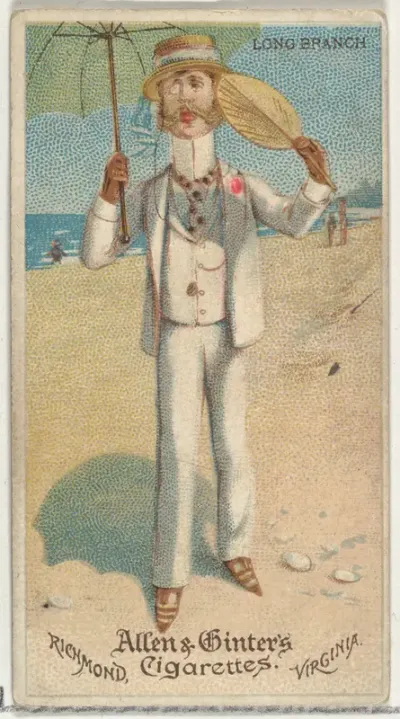 Long Branch, from World's Dudes series (N31) for Allen & Ginter Cigarettes