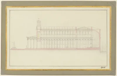 Longitudinal Section of a Cathedral for Berlin