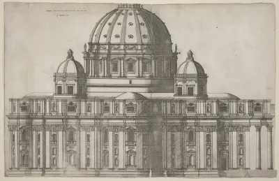 Longitudinal View of Saint Peter's, Rome