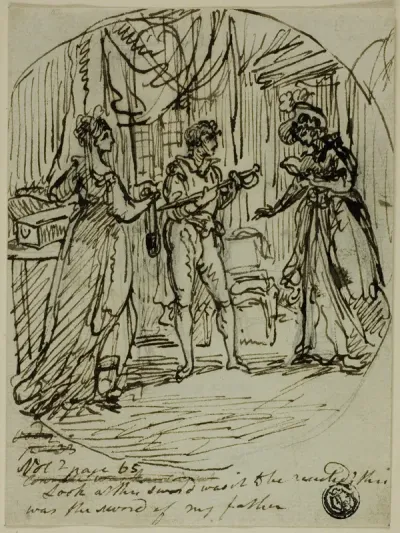 Look at This Sword, Was it to Be Resisted?, from Eleanora: from the Sorrows of Werter