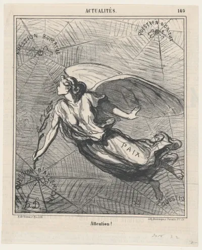 Look out!, from 'News of the day,' published in "Le Charivari"