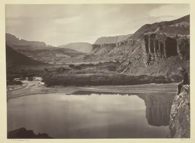 Looking Across the Colorado River to the Mouth of Paria Creek