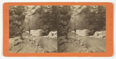 Looking Down the Kauterskill, from the New Laurel House, No. 4202 from the series "The Glens of the Catskills"