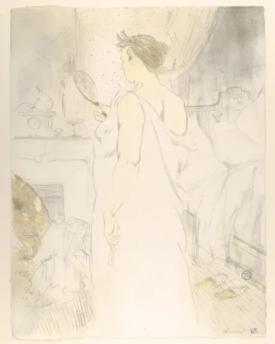 Looking in a Mirror, from "Elles"
